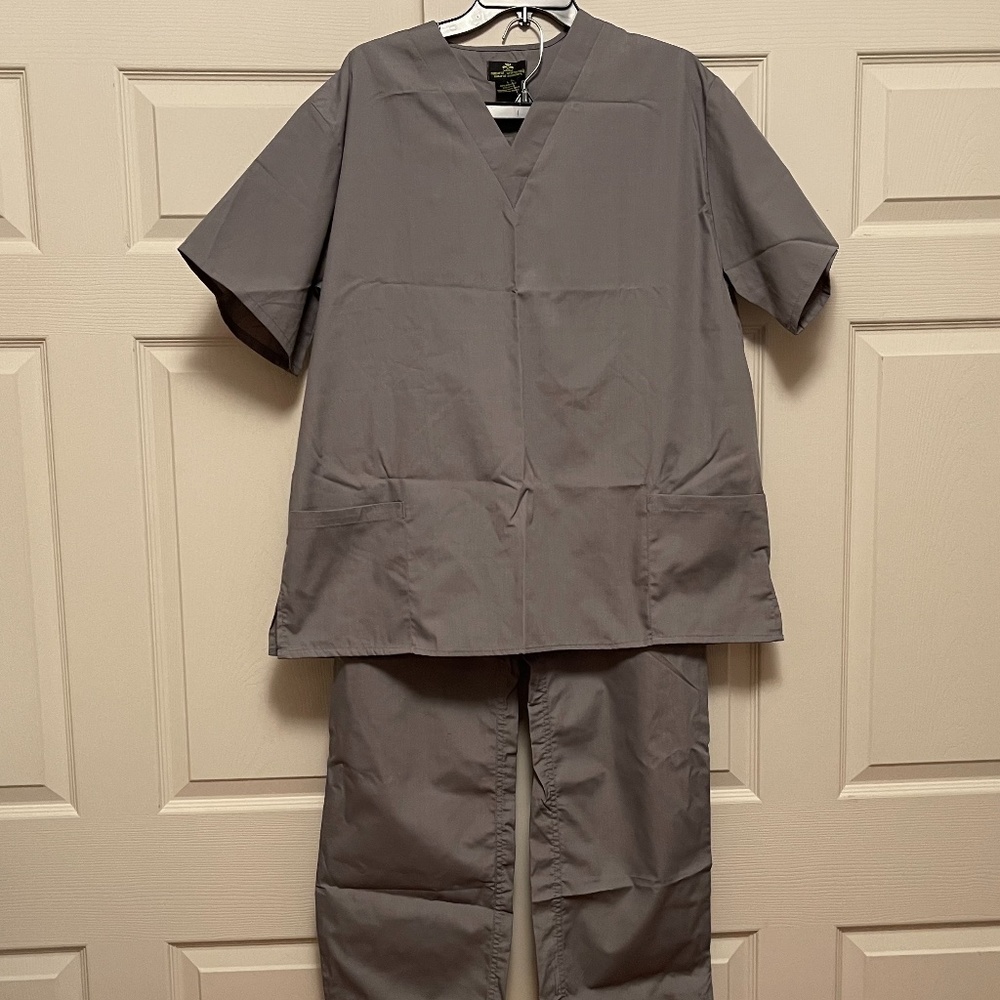 New  Natural Uniforms scrub set